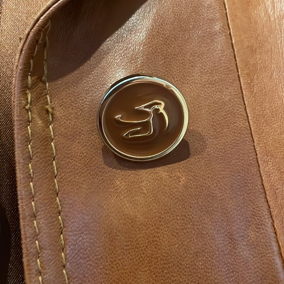 Gorgeous, timeless, leather jacket Napa y ante skin gear size 8 (more like a 4) - Picture 4 of 8